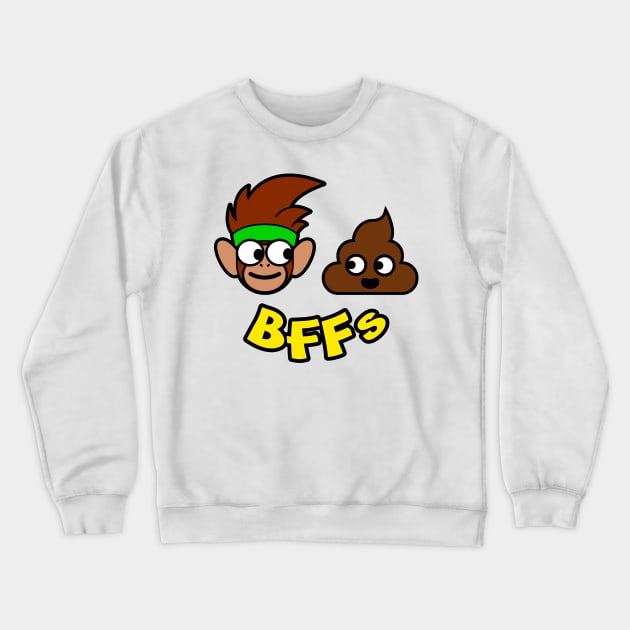 BFFs Crewneck Sweatshirt by monkeydoovr